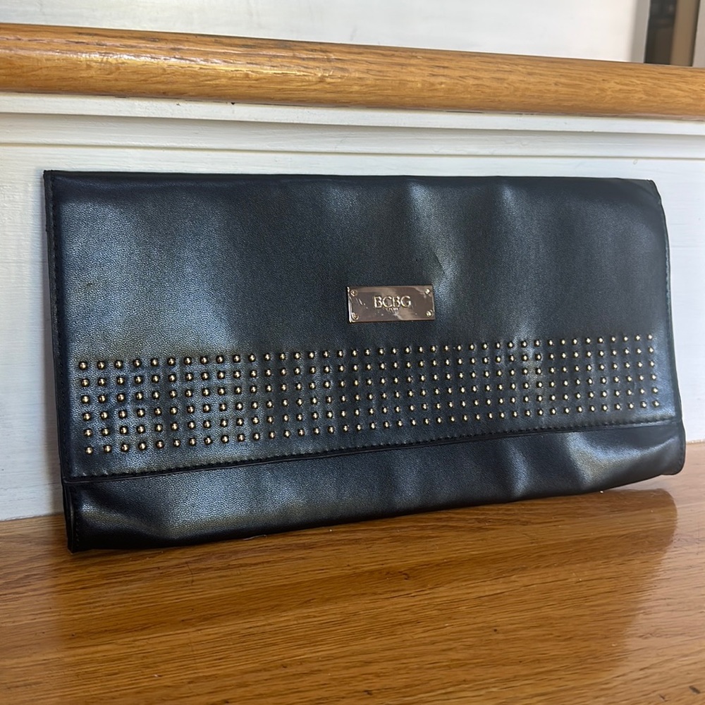 BCBG Paris studded clutch